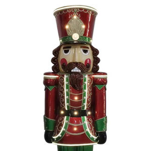 Père Noël avec 15 lumières et 9 bandes lumineuses - Product Image 1