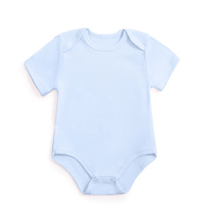 Fabricación de Ropa <span class=keywords><strong>para</strong></span> <span class=keywords><strong>Bebés</strong></span> RTS, OEM ODM, Personalización de Patrones, Manga Corta, 100% Algodón Tejido, 190 GSM, Body Suave <span class=keywords><strong>para</strong></span> Bebé - Product Image 2