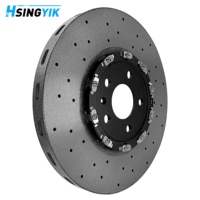 Kit de Pinzas de Freno Big Break con Discos de Cerámica de Carbono para Audi A6 A7 A8 OE 4M0615601P 350mm 28mm con 1 Año de Garantía