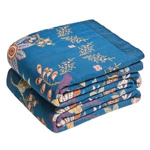 Manta de Sofá Duradera, Tejida, con Bordado Tropical, Estilo Boho, Hecha a Mano, Alfombra Nórdica de Algodón - Product Image 5