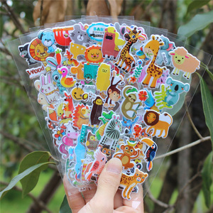 Haute qualité mode 3D enfants dessin animé bulle <span class=keywords><strong>dinosaure</strong></span> maternelle éducation précoce mignon drôle bricolage autocollants - Product Image 3