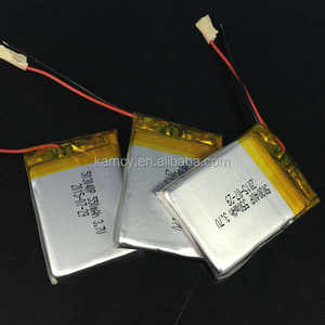 Baterai Li-polymer OEM CE KC <span class=keywords><strong>3</strong></span>.7v 603040 800mAh Baterai Lithium Polymer Isi Ulang - Product Image 2
