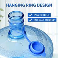Capuchons de bouchon de cruche d'eau réutilisables en silicone de 5 gallons pour bouteille d'eau de 55mm.