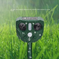 Répulsif Solaire Intelligent pour Animaux avec Infrarouge et Lumière Stroboscopique - Répulsif Extérieur pour Chiens, Chats, Rats, Furets, Sangliers, Chauves-souris et Oiseaux