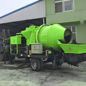 Mélangeur de <span class=keywords><strong>béton</strong></span> à vis, avec trémie d'escalade automatique - Product Image 2