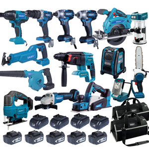 EKIIV professionnel 15 en 1 perceuse sans fil kit d'outils électriques ensemble de sacs à outils comprenant une meuleuse de clé/<span class=keywords><strong>sac</strong></span> à outils/tournevis - Product Image 1