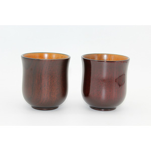 Japanese Style Jujube Wood Cup 7.5x8.2cm Durable <b>Lacquerware</b> For Business Gift - Product Image 2