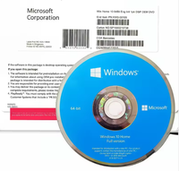 Licencia OEM para 10 empresas, DVD con etiqueta COA completa, activación en línea, garantía de 12 meses, clave empresarial, en stock, redes