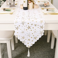 Chemin de Table en feuille d'aluminium imprimé, décoration de noël, nouvelle collection, vente en gros,