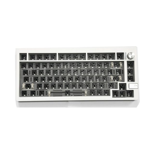 81 Keys LMK81 75% Mechanical Keyboards Kit CNC Barebone Hot Swappble RGB Gaming Wireless 2.4G Keyboards Tri-mode BT Kb