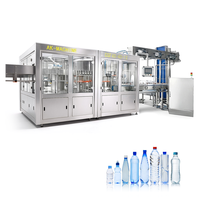 Petite Station D'épuration D'eau Complète Ligne De Production D'emballage Pet Bouteille Machine De Remplissage D'eau Minérale Potable Prix