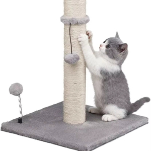 <span class=keywords><strong>Arbre</strong></span> <span class=keywords><strong>à</strong></span> <span class=keywords><strong>chat</strong></span> moderne et abordable en sisal crème, avec structure d'escalade, tour d'activités en corde de sisal et <span class=keywords><strong>grande</strong></span> maison de jeu pour chats de <span class=keywords><strong>grande</strong></span> <span class=keywords><strong>taille</strong></span> - Product Image 1