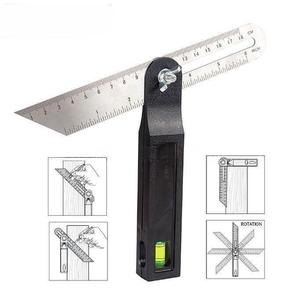 Règle d'angle multi-angle en aluminium métrique, règle de charpentier à 90 degrés, vente en gros - Product Image 2