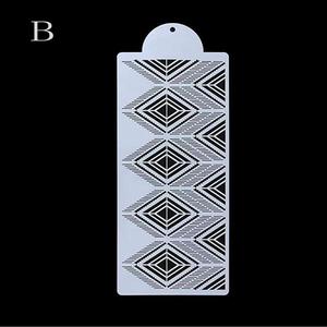 Food Grade DIY Bakery Cake Art Tools Cake Supplies Decorating Tools Plastic Cake Decorating Stencils