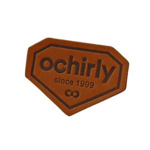 Nhãn Hiệu Thương Hiệu Tùy Chỉnh Miếng Dán Da Họa Tiết Áp Lực <span class=keywords><strong>PU</strong></span> Nhân Tạo Miếng Dán Lõm Giấy Kraft Thật Quần Áo Mũ - Product Image 5