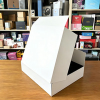 Boîtes d'expédition en papier personnalisées, boîtes en carton ondulé, boîtes d'emballage pour envoi postal, adaptées aux vêtements et aux chaussettes