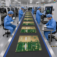 Service clé en main pour prototypes : carte PCB en matériau Rogers, PCBA, fichiers BOM et Gerber, finition de surface ENIG, blindage RF/EMI, SMT, DIP PCB
