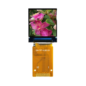 Tùy chỉnh 0.85 inch IPS <span class=keywords><strong>TFT</strong></span> <span class=keywords><strong>RGB</strong></span>-GC9107 điều khiển <span class=keywords><strong>LCD</strong></span> hiển thị Module 128x128 12-Pin giao diện LCM loại LED Đèn nền - Product Image 1