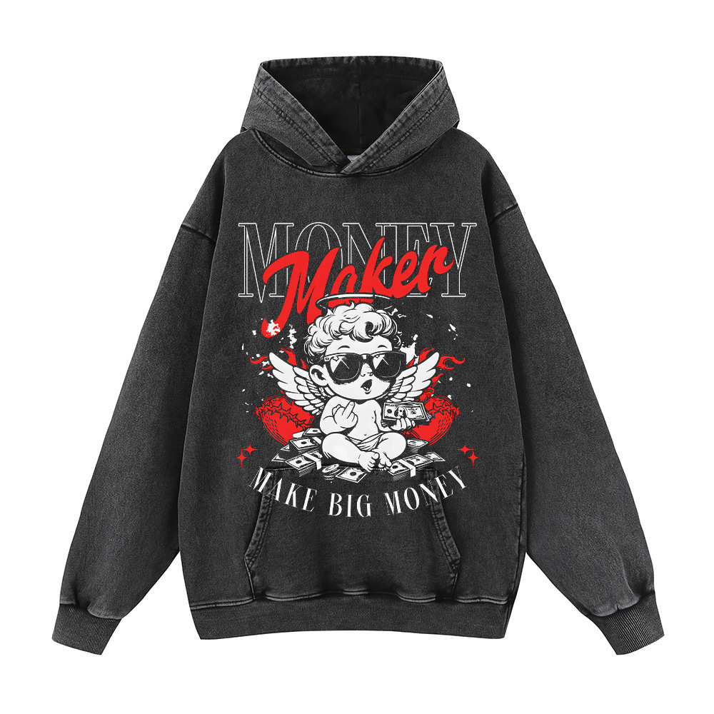 Fried flower hoodie