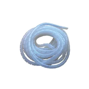 MT-4531 Penjualan Laris 25Mm Tipe Spiral Bungkus Kabel Tabung Pengatur Manajemen Pita Pembungkus Kawat Spiral