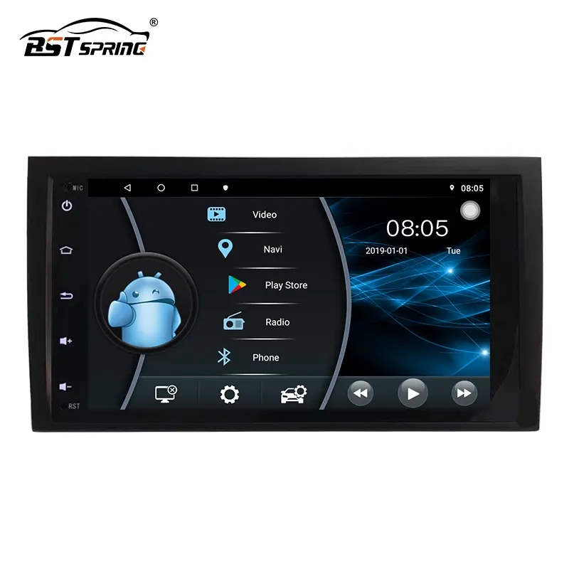 안드로이드 Carplay 스크린 자동차 라디오 아우디 A4 2002-2008 자동차 멀티미디어 네비게이션 GPS Autoradio DSP 4G