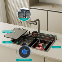Les nouveaux éviers de cuisine évier de cuisine intelligent évier de cuisine multifonction bas prix en gros