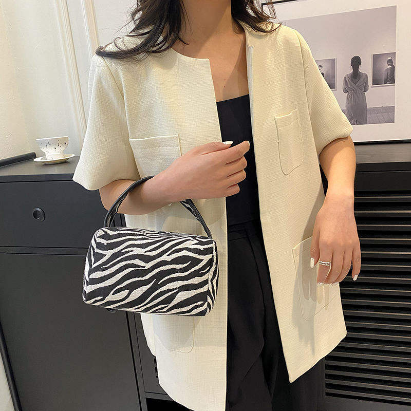 custom zebra cosmetic bag