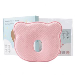 Oreiller de sommeil pour bébé nouveau-né en coton respirant, rembourrage en mousse à mémoire de forme, style nordique, 200TC, toutes saisons - Product Image 1