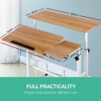 Escritorio de pie de ordenador de madera de lujo moderno Escritorio de oficina portátil de lujo con muebles de Metal para mesa de oficina en casa moderno