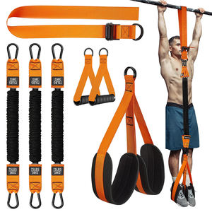 Tellus Fitness Bandes d'assistance à la traction réglables 150lb-300lb Bandes de latex pour les utilisateurs de fitness à plusieurs niveaux - Product Image 1