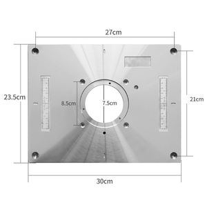 Placa <span class=keywords><strong>de</strong></span> Inserción Multifuncional <span class=keywords><strong>de</strong></span> Aleación <span class=keywords><strong>de</strong></span> Aluminio <span class=keywords><strong>para</strong></span> Mesa <span class=keywords><strong>de</strong></span> Router, Bancos <span class=keywords><strong>de</strong></span> Carpintería, Modelos <span class=keywords><strong>de</strong></span> Fresadoras <span class=keywords><strong>de</strong></span> Madera, <span class=keywords><strong>Herramientas</strong></span> <span class=keywords><strong>de</strong></span> Máquina <span class=keywords><strong>de</strong></span> Grabado - Product Image 1