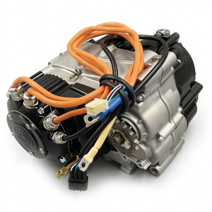 Moteur sans balais 3KW pour moto/tricycle/vélo électrique/bateau/ventilateur d'appareil électroménager 48-72V 3000W 4.2A Courant à vide IE2 - Product Image 1