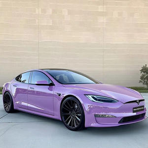 PPF Haute Performance TPU Violet Lavande 1.52*15m Auto-réparant Coloré PPF Installation Humide - Product Image 4