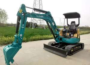 Mini-excavatrice sur chenilles d'occasion de 3 tonnes U30 avec moteur Changchai, moteur importé, attache rapide, brise-roche - Product Image 2