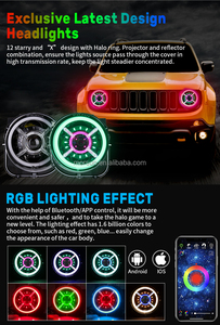 Gruppo Fari LED MS-RE1520RGB per <span class=keywords><strong>Jeep</strong></span> <span class=keywords><strong>Renegade</strong></span> 2015-2021, Controllo Bluetooth/APP, Fari LED RGB per <span class=keywords><strong>Renegade</strong></span> - Product Image 3