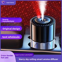 Nouvelle machine d'aromathérapie automobile électrique haut de gamme intelligente en verre, diffuseur de parfum longue durée, pulvérisation automatique pour siège