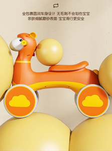 Manufacturers Wholesale 6 Inch 2~6 Years Old <strong>Children</strong> No Disc Brake Four Wheels Scooter Baby No <strong>Pedal</strong> Yo-yo <strong>Children</strong> Balance <strong>Car</strong> - Product Image 6