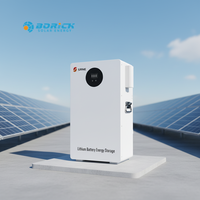 SRNE SE10B LiFePO4 51.2V 200Ah 10kWh Paket Baterai Penyimpanan Energi Surya dengan Pengontrol MPPT dan Inverter Gelombang Sinus Murni untuk Sistem Energi Rumah Tangga