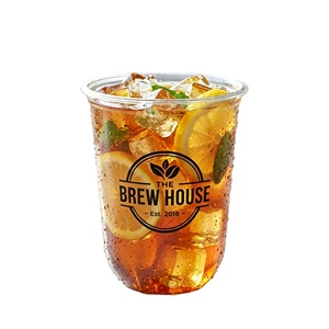 Vasos Desechables de PET Transparentes en Forma de U de 90 mm, 12 oz/16 oz, Libres de BPA, con Tapa, para Té de Burbujas, Leche y Jugos, con Logotipo Personalizado al por Mayor - Product Image 4