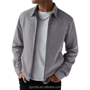 Alta qualità manica <span class=keywords><strong>lunga</strong></span> da uomo calda cerniera felpe <span class=keywords><strong>con</strong></span> cerniera tinta unita Casual da uomo ginnastica giacca <span class=keywords><strong>nera</strong></span> - Product Image 3