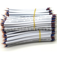 Câble d'alimentation rond en cuivre Hongpai RVV3C, gaine isolante en PVC, fil plat rigide VDE2*0.5, câble torsadé isolé en PVC, DC 300V, équipement d'éclairage