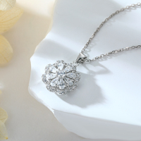 Bijoux pour femmes, collier en argent sterling 925 avec zircone, pendentif CZ pour mariage, fabricant