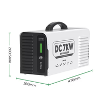 Nouvelle station de recharge pour voiture électrique portable DC 7KW 20A compatible GB/T CCS2 EV ID4 220V IP32