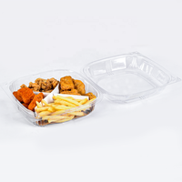 Boîte de rangement jetable en plastique transparent pour desserts et gâteaux, avec couvercle articulé, en PET, pour pâtisseries et gâteaux à emporter – Offre Spéciale
