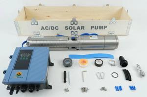 ปั๊มน้ำพลังงานแสงอาทิตย์แบบ DC ไร้แปรงถ่าน ขนาด 3 นิ้ว แบบจุ่มใต้น้ำ แรงดันสูง สำหรับการจ่ายน้ำประจำวันและการชลประทานภาคสนาม - Product Image 5