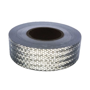 Băng phản quang 6 màu sắc phản chiếu cảnh báo Băng đêm an toàn Sticker 1 inch x 60 feet tinh thể lưới băng phản chiếu - Product Image 4