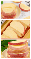 Gefreeze-droogde appelschijfjes Gefreeze-droogde appels Conservering Bulk Gefreeze-droogd fruit Gezonde snacks Gefreeze-droogde appel met schil
