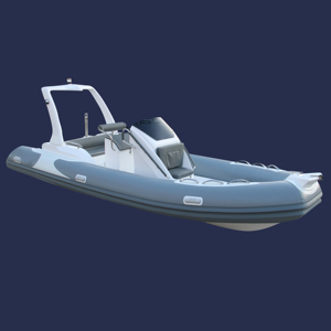 Goboat 5.8M 19Ft RIB580B Bateau semi-<span class=keywords><strong>rigide</strong></span> gonflable de luxe en Hypalon, stable, <span class=keywords><strong>pour</strong></span> la pêche, les sports nautiques et les loisirs, remorque incluse - Product Image 6