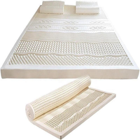 Matelas en Latex Pure Nature 100% avec boîte enroulée Queen Size Dunlop Massage complet du corps Matelas en silicone pour dormir