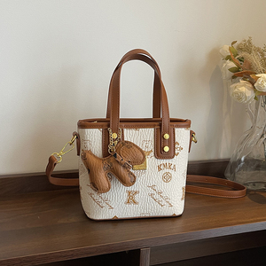 Женская модная и роскошная сшитая сумочка в форме ведра. Популярная подкладка полиэстера. Из полиуретанового материала <span class=keywords><strong>8037</strong></span> - Product Image 5